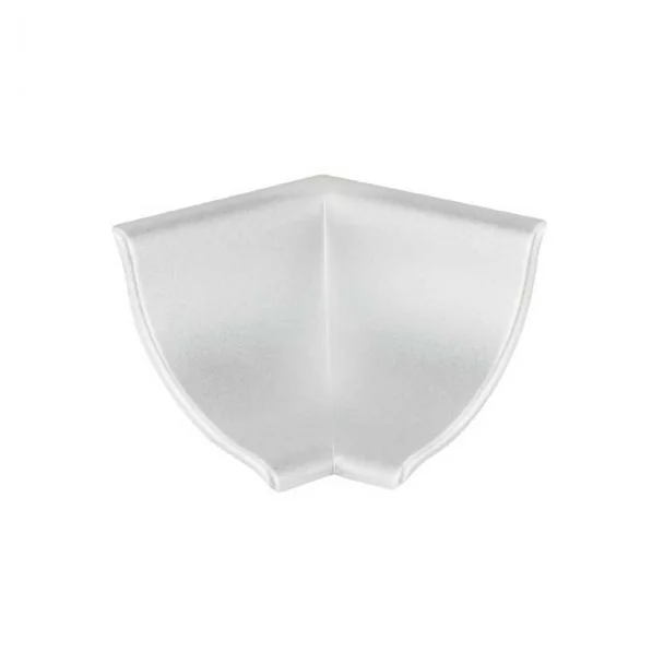 Coin Intérieur pour Plinthe Isolant de Comptoir Matt Silver