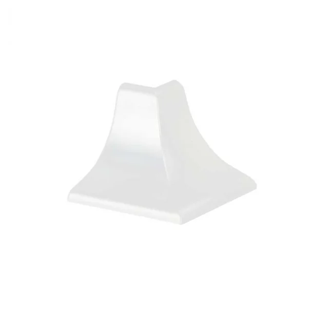 Coin Extérieur pour Plinthe Isolant de Comptoir Blanc