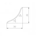 Couvertures pour Plinthe Isolant de Comptoir Blanc (2 pcs)