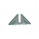 Couvertures pour Plinthe Isolant de Comptoir Gris (2 pcs)