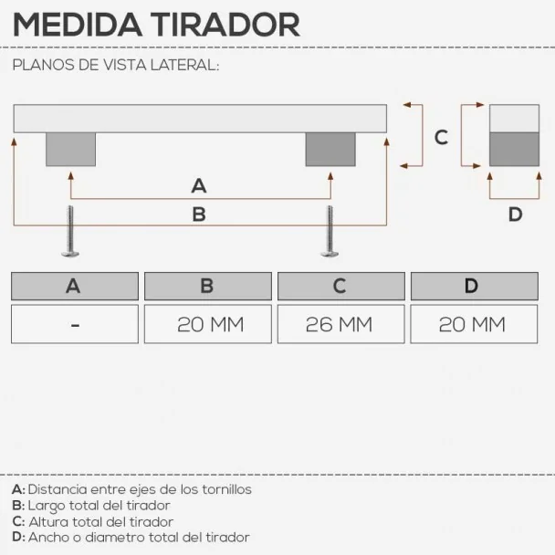 Bouton de Zamak Noir Mat 3441