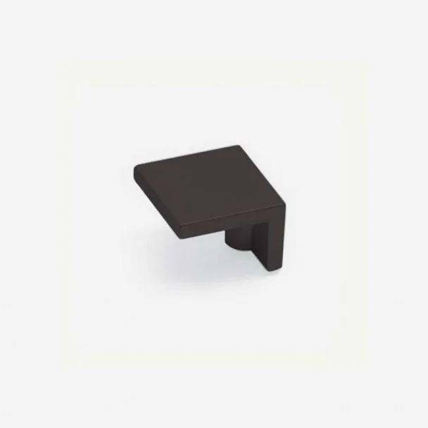 Bouton de Zamak Noir Mat 2399