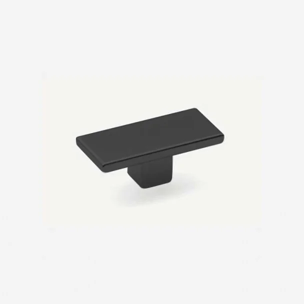 Bouton de Zamak Noir Mat 6004