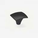 Bouton de Zamak Noir Mat 3517