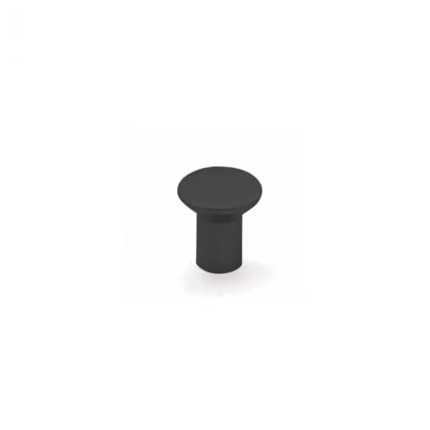 Bouton de Zamak Noir Mat 3510