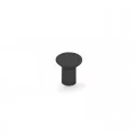 Bouton de Zamak Noir Mat 3510