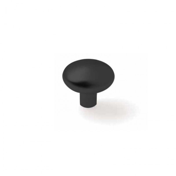 Bouton de Zamak Noir Mat 3458