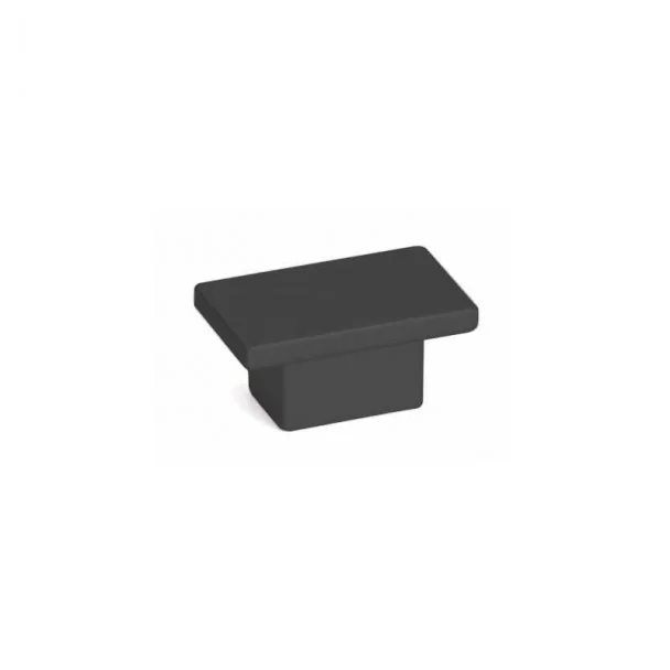 Bouton de Zamak Noir Mat 2079E
