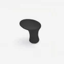 Bouton de Zamak Noir Mat 3497