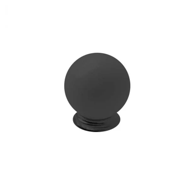 Bouton de Résine Noir Mat 3417