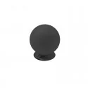 Bouton de Résine Noir Mat 3417