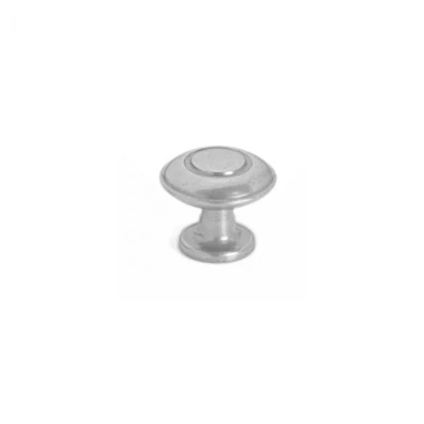 Bouton de Zamak Métallique Chrome Mat 2082E