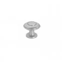 Bouton de Zamak Métallique Chrome Mat 2082E