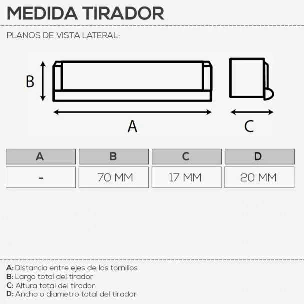 Poignée de Zamak Métallique Chrome Mat 4025E