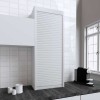 Kit Volet Roulant 60 x 150 cm PVC Blanc Mat pour Meubles de Cuisine