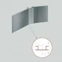 Multi-angle Blanc pour Plinthe en PVC de Cuisine