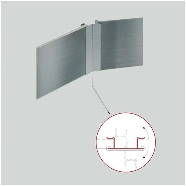 Multi-angle Noir pour Plinthe en PVC de Cuisine