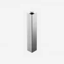 Angle 90º Aluminium Brossé pour Plinthes en PVC de Cuisine