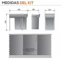 Cube Corbeille Rectangulaire 21 L