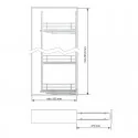 Kit Colonne Coulissante Slim Compact