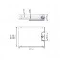 Corbeille pour Colonne Coulissante Titan Flat Chrome
