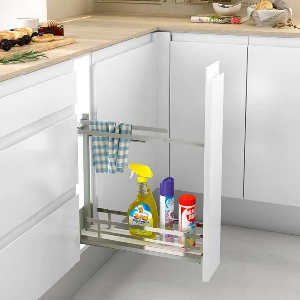 Combiné Porte Torchon Flat Chrome