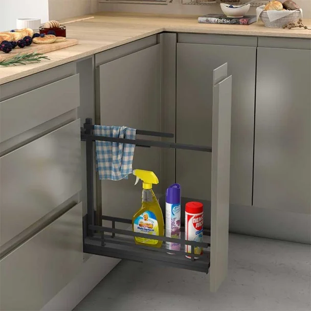 Combiné Porte Torchon Flat Anthracite