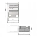 Garde-Manger pour Tiroir Flat Anthracite