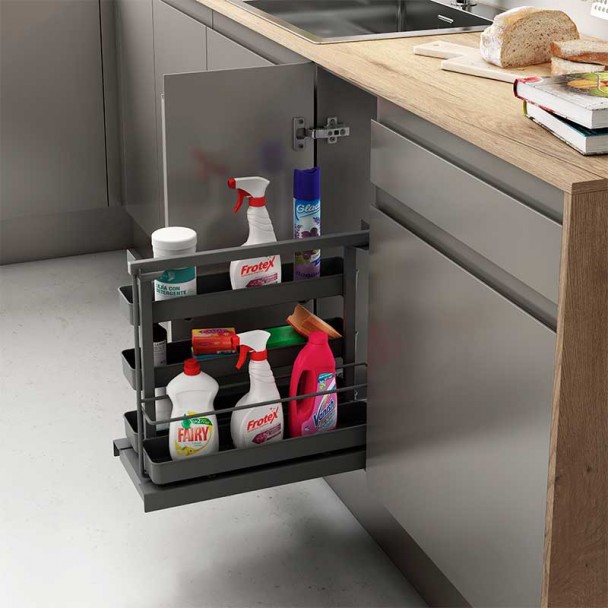 Amovible Accessoires Nettoyage Flat Anthracite