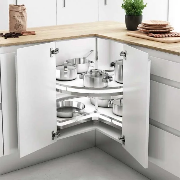 Plateau Pivotant 270º Flat Chrome