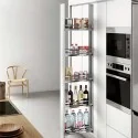 Kit Colonne Coulissante Slim Flat Chrome