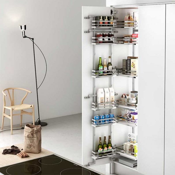 Colonne Coulissante Flat Chrome