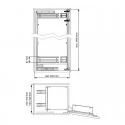 Colonne Coulissante Flat Chrome