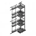 Colonne Coulissante Flat Anthracite
