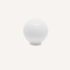Bouton de Résine Blanc Mat 3416