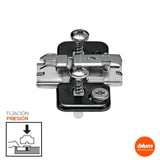 Embase en Croix avec Excentrique Onyx