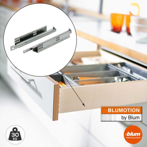 Ensemble de Coulisses Tandem Blumotion Sortie Totale 30 kg