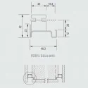 Profil Vertical Gola Blanc 8018