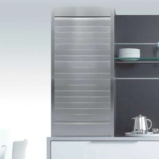 Kit Volet Roulant Aluminium Naturel pour Meubles de Cuisine