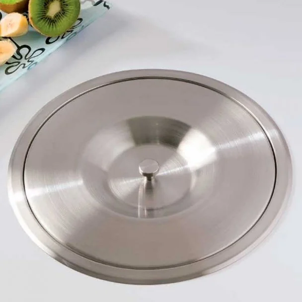Cube Corbeille 9 L Inoxydable De Comptoir