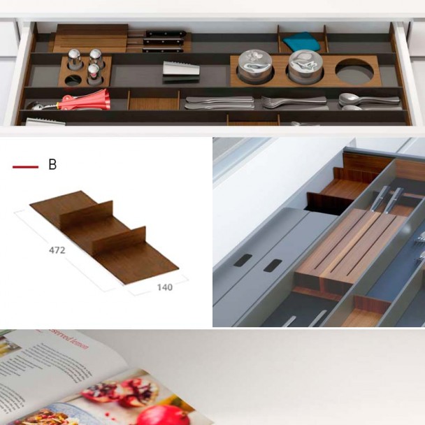 Séparateur pour 3 trous Cuibus