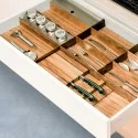 Porte-couteaux en noyer pour la série Fineline