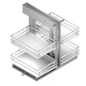 Ferrure d'Angle Articulé Flat Chrome