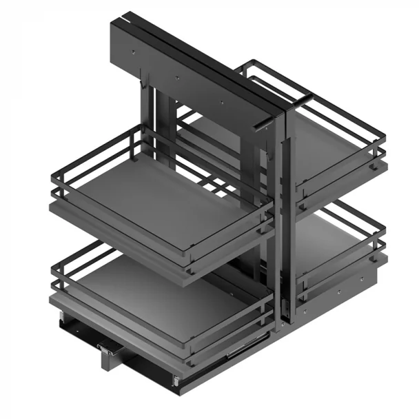 Ferrure d'Angle Articulé Flat Anthracite