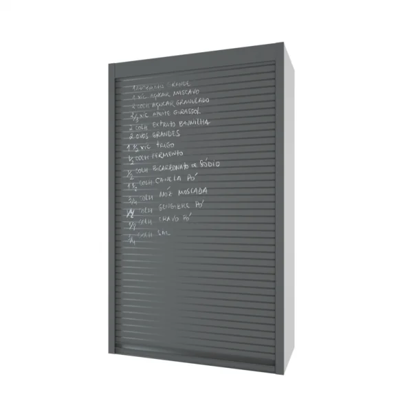 Kit Volet Roulant 90 x 150 cm PVC Gris Ardoise Z-Smartlift