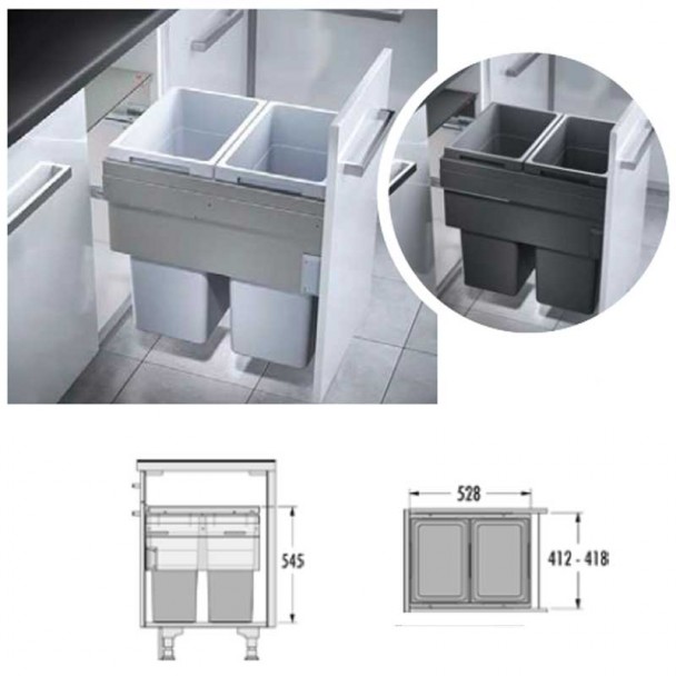 Poubelle de Grande Capacité EURO CARGO ST