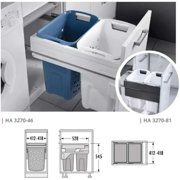 SEAU À LINGE POUR PORTE-LINGE