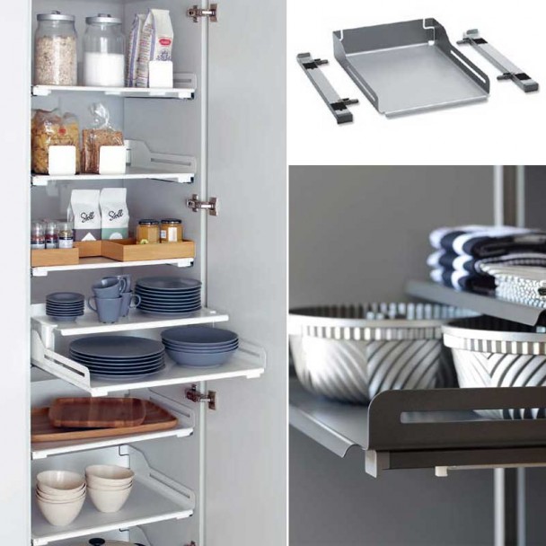 Système d'étagères de garde-robe EXTENDO LIBELL