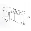 Poubelle manuelle 530 - 540