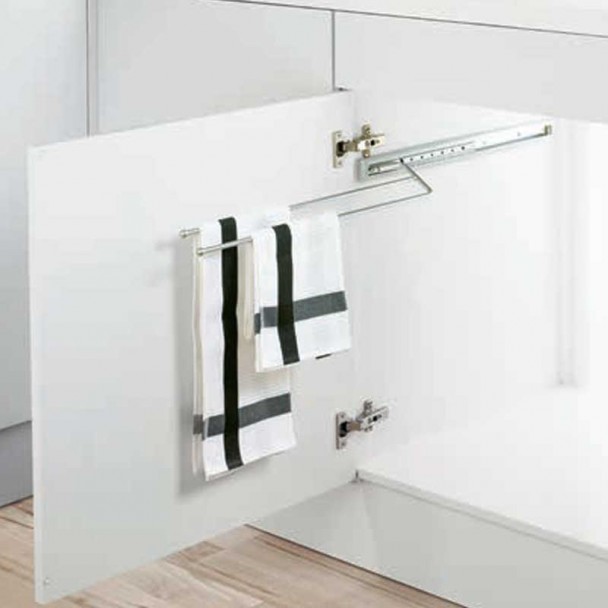 Porte-serviettes coulissant pour Meubles Bas